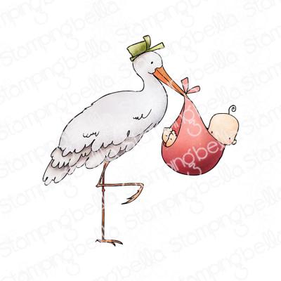 Stamping Bella Stempel - Delivery from the Stork
